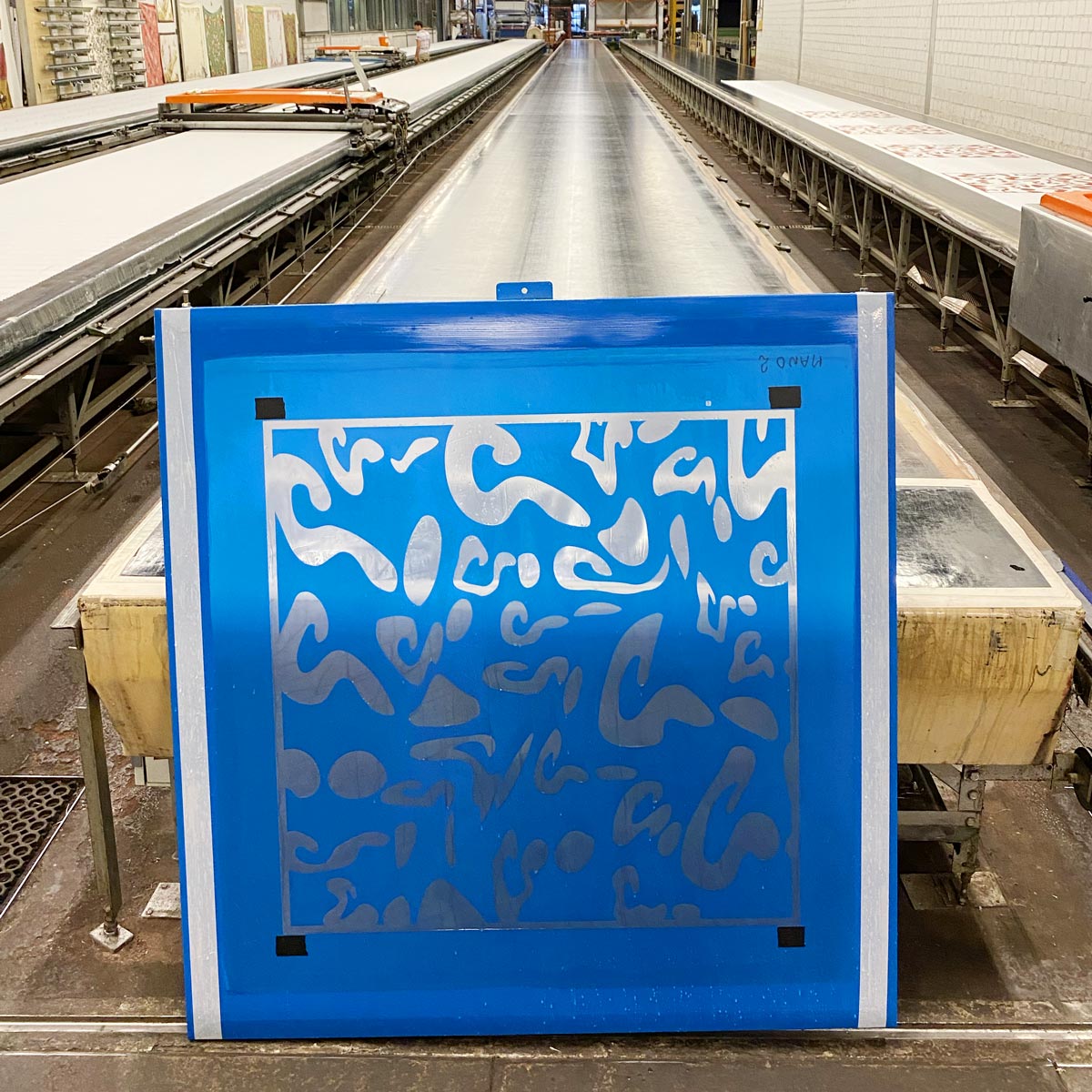 Siebdruck der leFoulard Kollektion in der Schweiz