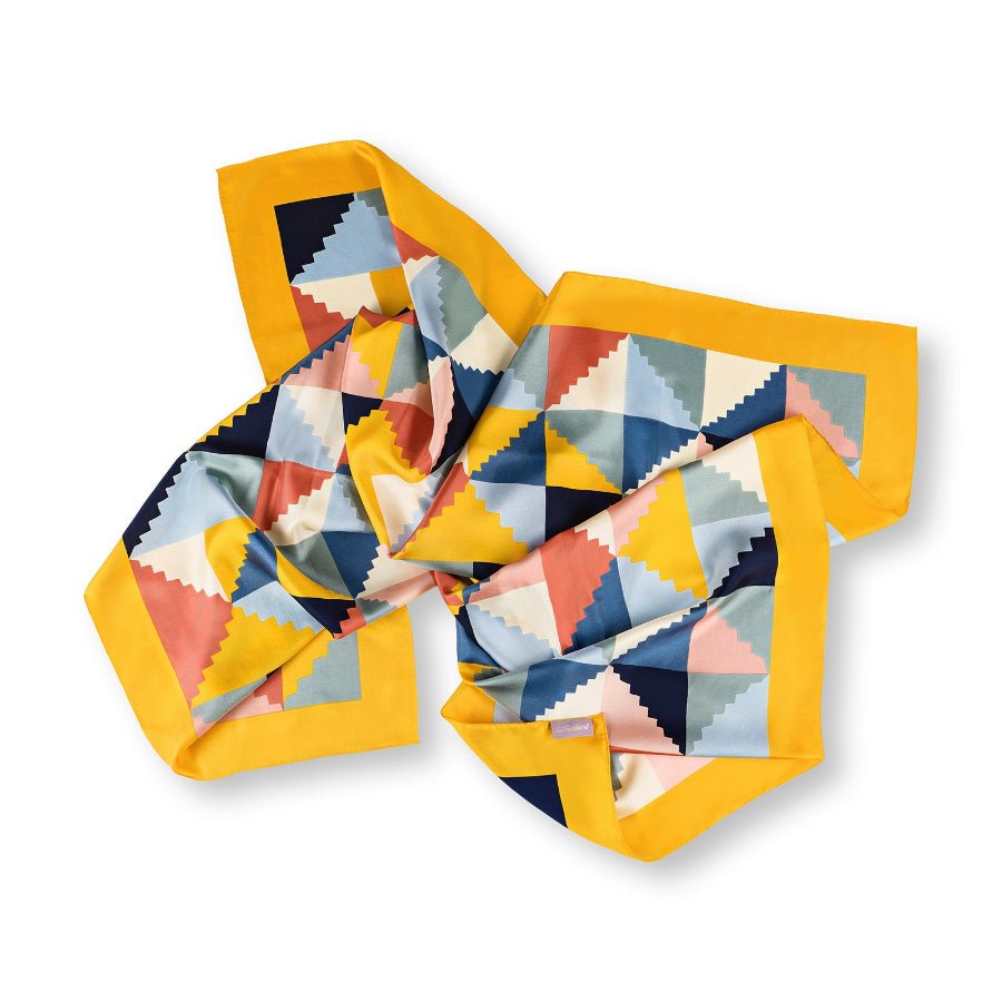 leBauhaus | Saffron als Rosette, Siebdruck Mitlödi – letzte Seidendruckerei Schweiz